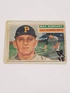 lot 53 image: Max Surkont Topps baseball card #209