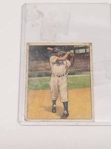 lot 104 image: Jackie Robinson 1950 Bowman baseball card - Authenticity unknown