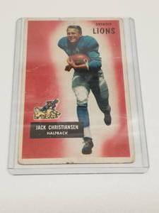 lot 170 image: Jack Christiansen - football card #28