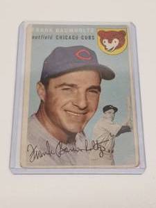 lot 206 image: Frank Baumholtz Topps baseball card #60