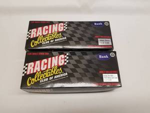 lot 17 image: Johnny Benson and Scooby Doo Action Bank diecast race cars 124