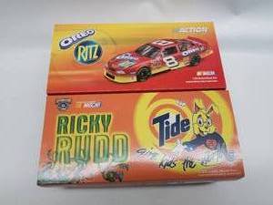 lot 45 image: Dale Earnhardt Jr #8 and Ricky Rudd #10 Action diecast race cars 124