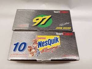lot 65 image: Chad Little #97 and Jeff Green Team Caliber diecast race cars 124