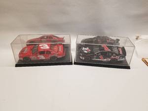 lot 66 image: Dale Earnhardt Sr #3 and Dale Earnhardt Jr #1 Coca Cola diecast race cars 124