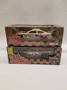 lot 80 image: Gary Bradberry #78 and Jeff Burton #99 Racing champions diecast race cars 124