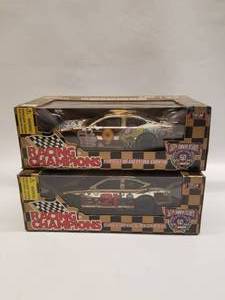 lot 84 image: Michael Waltrip #21 and Lake Speed Racing champions diecast race cars 124