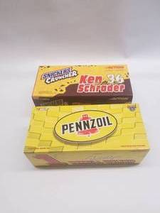 lot 137 image: Ken Schrader #36 and Darrel Waltrip #1 Action diecast racecars 124
