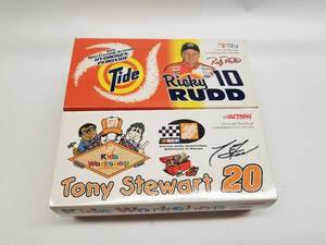 lot 166 image: Ricky Rudd #10 and Tony Stewart #20 Action diecast racecars 124