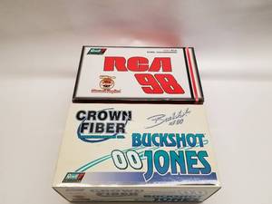 lot 169 image: John Andretti #98 and Buckshot Jones #00 Revell diecast racecars 124
