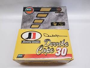 lot 203 image: Derrick Cope #30 and Rusty Wallace #2 Revell diecast racecars 124
