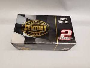 lot 209 image: Rusty Wallace #2 Miller Lite Last Lap Action diecast collectible - Signed by Rusty Wallace and Robert Pemberton  - Authenticity unknown