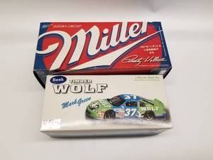 lot 222 image: Rusty Wallace #2 and Mark Green #37 diecast collectibles 124