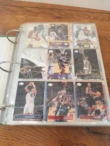 lot 48 image: Binder full of Basketball cards -  700 cards plus