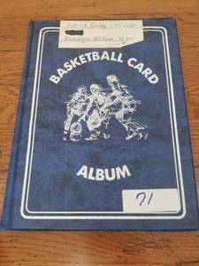 lot 71 image: Binder of Basketball cards  70 cards