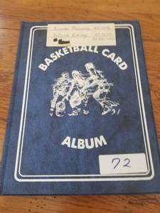 lot 72 image: Binder of Basketball cards 70 cards