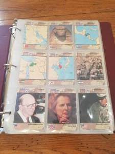 lot 109 image: Binder of Dessert Storm cards 90 cards