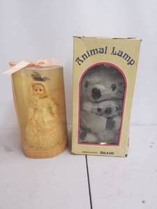 lot 156 image: Doll and Koala lamp