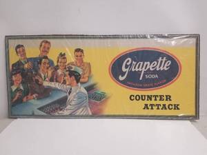 lot 197 image: Grapette Cola sign - 24 inches long