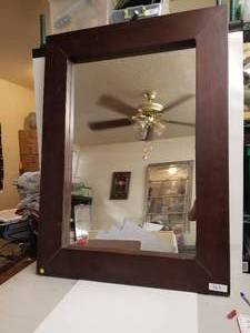 lot 263 image: Large mirror - 33 by 45