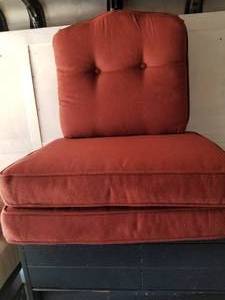 lot 267 image: Red cushions