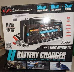 lot 60 image: Schumacher Battery Charger SE5212A