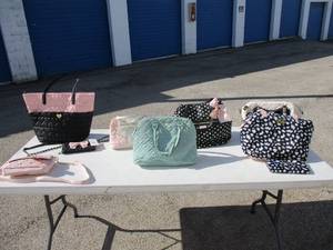 lot 9 image: LOT Of 9- Betsey Johnson -New York, Handbags and Clutches, Most With Tags.
