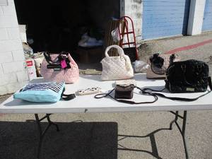 lot 26 image: LOT Of 8- Betsey Johnson -New York, Handbags and Clutches, Most With Tags.