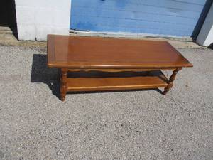lot 47 image: Vintage Hard Rock Maple Coffee Table