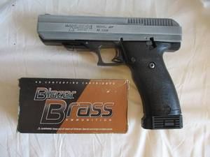 lot 3 image: Hi-Point Firearms 40-S&W  Simi Automatic Pistol, Model JCP With Clip And 39-Rounds Of Blazer 40-S&W,Cartridges