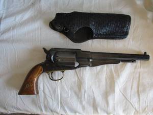 lot 10 image: Fantasy Replica-44-Caliber, Black Powder Only, Octagon Barrel, 6-Shot Revolver, Made In Italy.