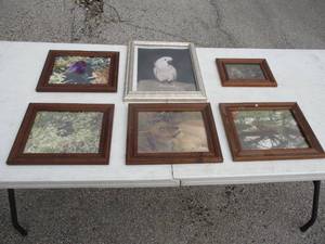 lot 86 image: LOT Of Framed Animal Prints
