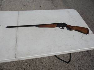 lot 45 image: Vintage STEVENS  Model 940B, 20-Ga, Single Shot Shotgun, By Salvage Arms. Needs Work And Stock Needs Fixed Or Replaced