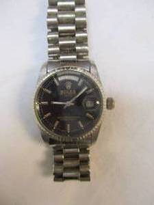 lot 30 image: ---REPLICA----ROLEX- Oyster Perpetual Day-Date Superlative Chronometer Wristwatch.