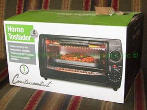 lot 56 image: Contintental Toaster oven, never used in original box