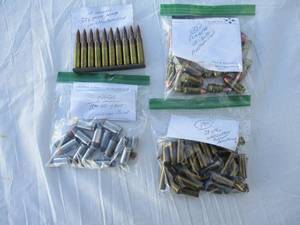 lot 67 image: LOT-LOOSE AMMINITION.35- 38-Spec.Wadcutters,10-5.56-mm NATO WStripper Clip,15 Speer-40-S&W HP, 23-Blazer 45 Auto
