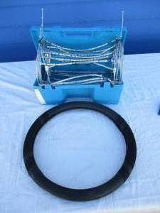 lot 83 image: Peerless #0172955 Passenger Car Tire Cables and 15 Steering Wheel Cover