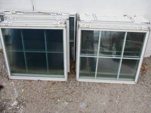lot 134 image: LOT-43-Mixed Sizes Of Window Panels  Panes  Sashes.