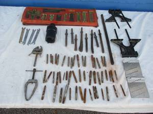 lot 130 image: LARGE LOT, Pullers, Taps, Cutters ,And Other Tools