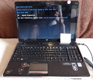 lot 1 image: HP PAVILION DV6 LAPTOP COMPUTER (NEEDS OPERATING SYSTEM)
