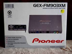 lot 3 image: PIONEER GEX-FM903XM Universal Digital Satellite Tuner - NIB $$$