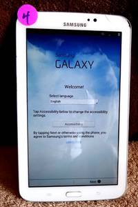 lot 4 image: Samsung Galaxy Tab 3 SM-T217S 7 16GB, Wi-Fi  4G - WORKS