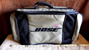 lot 23 image: RARE Vintage BOSE AW-1 Acoustic Wave Battery Travel Portable Canvas Bag ONLY