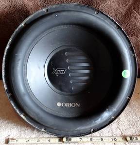 lot 24 image: Orion HTR124 12 Dual 4 Ohms 500 Watts Nominal Power DVC Car Subwoofer