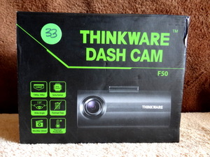 lot 33 image: Thinkware TW-F50 F50 DASH Car CAM Camera & SD Card
