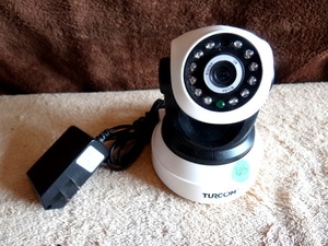 lot 63 image: TURCOM WIFI CAMERA ON SWIVEL BASE