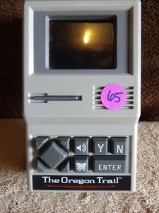 lot 65 image: The Oregon Trail Electronic Handheld Classic Computer Video Game - SEE COMPS $$