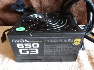lot 81 image: EVGA SuperNOVA 650 G3, 80 Plus Gold 650W, Fully Modular, Eco Mode with New HDB Fan Power Supply