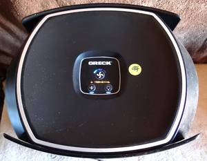 lot 94 image: Oreck XL Air16 Dual Max Air Purifier Black Truman Cell Filtration - WORKS $$$