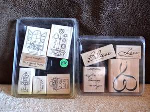 lot 156 image: COLLECTION OF WOOD INK STAMPS - NIB