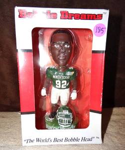 lot 185 image: BRANDON KENNEDY - UNIVERSITY OF NORTH TEXAS BOBBLEHEAD - UNOPENED PACKAGE